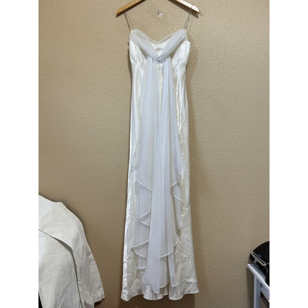 by Laura Rymer 12 Vintage Gown White Babydoll Fairy Angel Princess iridescent